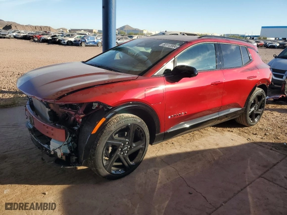 2024 Chevrolet Equinox EV RS with VIN 3GN7DSRPXRS288878, listed as a Copart auction lot 83112004 with NaN miles and Salvage Title. Bid and sale history available at carsss.com. Image 1.