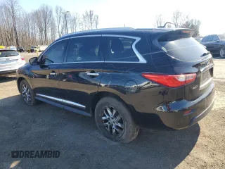 2013 Infiniti JX35 with VIN 5N1AL0MM5DC313344, listed as a Copart auction lot 53133625 with 193,936 mi miles and Salvage Title. Bid and sale history available at carsss.com. Image 2.