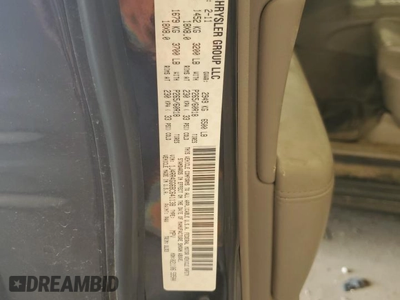 2011 Jeep Grand Cherokee Laredo with VIN 1J4RR4GG6BC641138, listed as a Copart auction lot 60209955 with 218,235 mi miles and Clean title. Bid and sale history available at DreamBid. Image 13.