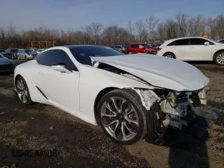 2018 Lexus LC with VIN JTHHP5AY6JA001955, listed as a Copart auction lot 83386534 with 45,992 mi miles and Salvage Title. Bid and sale history available at carsss.com. Image 4.