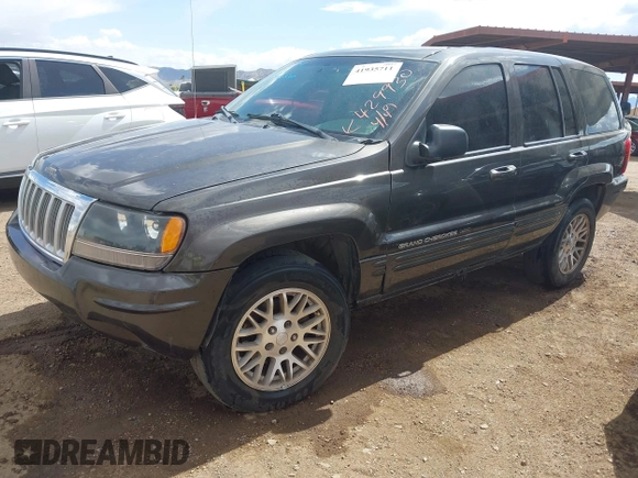 2004 Jeep Grand Cherokee Limited with VIN 1J8GX58NX4C422930, listed as a IAAI auction lot 41935711 with 223,844 mi miles and . Bid and sale history available at DreamBid. Image 2.