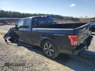 2016 Ford F-150 XL with VIN 1FTEX1CP9GFA20044, listed as a Copart auction lot 89380495 with 171,091 mi miles and Salvage Title. Bid and sale history available at carsss.com. Image 2.