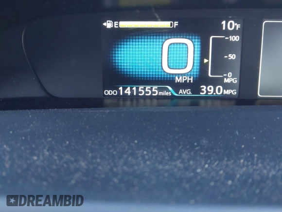 2018 Toyota Prius Two with VIN JTDKBRFU4J3597557, listed as a IAAI auction lot 41628706 with 141,555 mi miles. Bid and sale history available at carsss.com. Image 15.