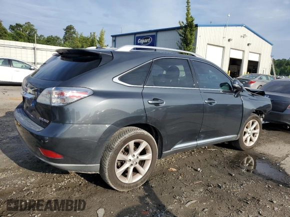 2011 Lexus RX 350 with VIN 2T2ZK1BA8BC064725, listed as a Copart auction lot 58763565 with Not provided miles and Salvage title. Bid and sale history available at DreamBid. Image 3.