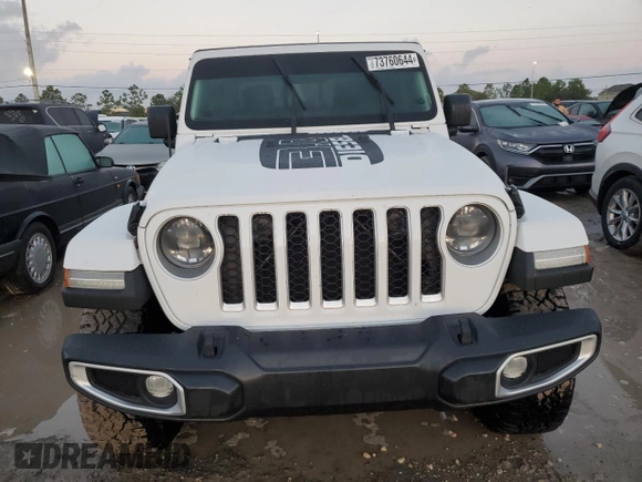 2023 Jeep Gladiator Overland with VIN 1C6JJTFM6PL547321, listed as a Copart auction lot 73760644 with Not provided miles and Salvage title. Bid and sale history available at DreamBid. Image 5.