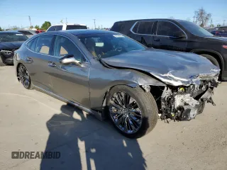 2022 Lexus LS with VIN JTHD51FF5N5017535, listed as a Copart auction lot 47594835 with 20,659 mi miles and Salvage Title. Bid and sale history available at carsss.com. Image 4.