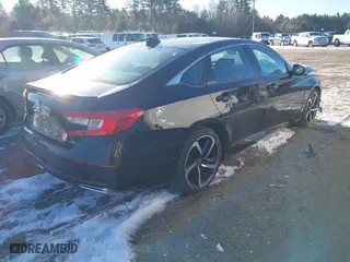 2018 Honda Accord Sedan Sport 1.5T with VIN 1HGCV1F39JA114596, listed as a IAAI auction lot 41466308 with 100,333 mi miles. Bid and sale history available at carsss.com. Image 4.