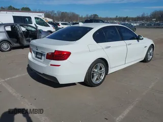 2015 BMW 5 Series 528i xDrive with VIN WBA5A7C50FD627458, listed as a IAAI auction lot 41641143 with 130,157 mi miles and . Bid and sale history available at carsss.com. Image 4.