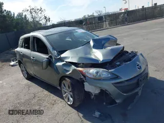 2011 Mazda Mazda3 s Sport with VIN JM1BL1K61B1385279, listed as a IAAI auction lot 41473443 with 1 mi miles. Bid and sale history available at carsss.com. Image 1.