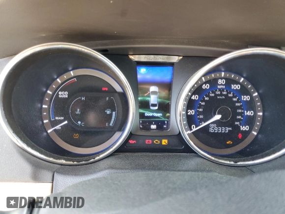 2012 Hyundai Sonata Hybrid z VIN KMHEC4A40CA044368, wystawiony jako Copart lot #58782435 z przebiegiem 169 333 mil mil oraz Czysty tytuł • Clean title. Historia ofert i sprzedaży dostępna na DreamBid. Obrazek 9.