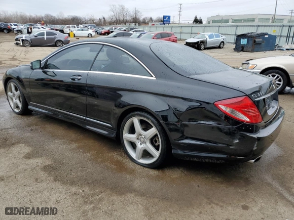 2010 Mercedes-Benz CL-Class CL 550 with VIN WDDEJ8GBXAA025272, listed as a Copart auction lot 43619445 with NaN miles and Salvage Title. Bid and sale history available at carsss.com. Image 2.
