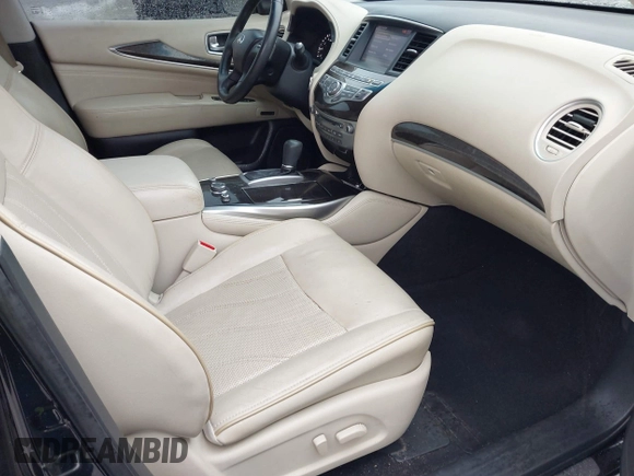 2015 Infiniti QX60 with VIN 5N1AL0MNXFC521070, listed as a IAAI auction lot 41967376 with 186,781 mi miles. Bid and sale history available at carsss.com. Image 5.