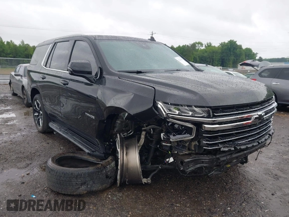 2023 Chevrolet Tahoe LT z VIN 1GNSKNKD5PR407387, wystawiony jako IAAI lot #42242283 z przebiegiem 23 781 mil mil oraz . Historia ofert i sprzedaży dostępna na DreamBid. Obrazek 1.