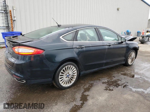 2014 Ford Fusion Titanium with VIN 3FA6P0K91ER301827, listed as a Copart auction lot 45704085 with 154,251 mi miles and Salvage Title. Bid and sale history available at DreamBid. Image 3.