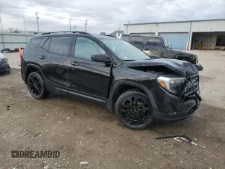 2019 GMC Terrain SLE with VIN 3GKALTEV0KL204468, listed as a Copart auction lot 50245695 with 87,689 mi miles and Salvage Title. Bid and sale history available at DreamBid. Image 4.