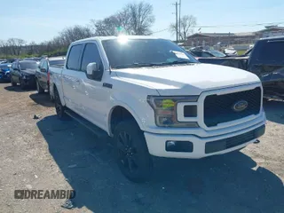 2020 Ford F-150 XL with VIN 1FTEW1E53LFB98833, listed as a IAAI auction lot 41875864 with 77,041 mi miles. Bid and sale history available at carsss.com. Image 1.