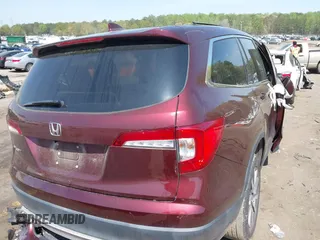 2021 Honda Pilot EX-L with VIN 5FNYF5H56MB012112, listed as a IAAI auction lot 41934360 with 46,820 mi miles. Bid and sale history available at carsss.com. Image 4.