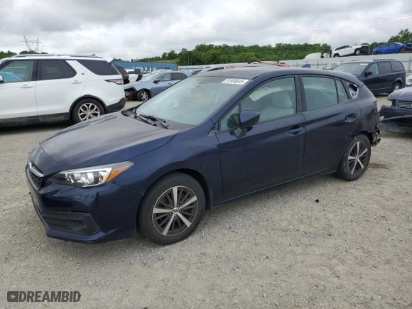 2020 Subaru Impreza Premium with VIN 4S3GTAD62L3705766, listed as a Copart auction lot 51859645 with 26,473 mi miles and Salvage Title. Bid and sale history available at carsss.com. Image 1.