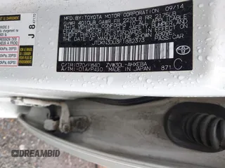 2015 Toyota Prius Four with VIN JTDKN3DU3F1882373, listed as a IAAI auction lot 42103396 with 240,242 mi miles. Bid and sale history available at carsss.com. Image 9.