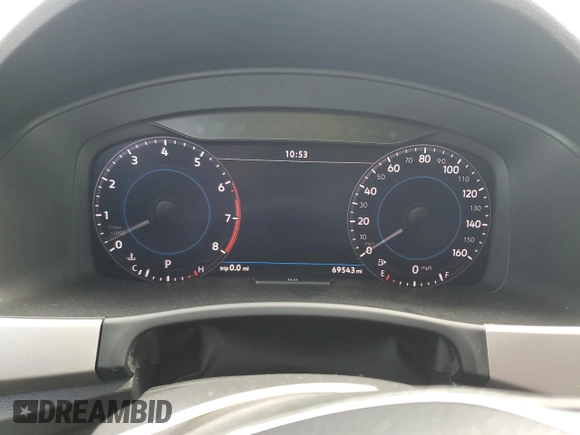 2018 Volkswagen Atlas SEL Premium with VIN 1V2NR2CAXJC589357, listed as a Copart auction lot 56536175 with 69,543 mi miles and Salvage title. Bid and sale history available at DreamBid. Image 9.