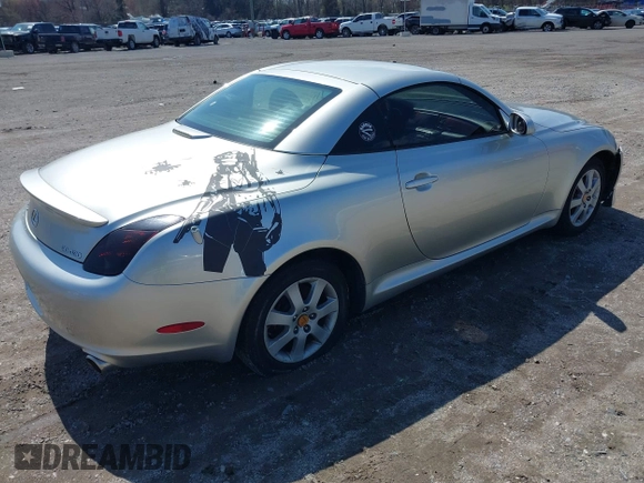 2005 Lexus SC 430 z VIN JTHFN48Y450071558, wystawiony jako IAAI lot #41939636 z przebiegiem 158 402 mil mil oraz . Historia ofert i sprzedaży dostępna na DreamBid. Obrazek 4.