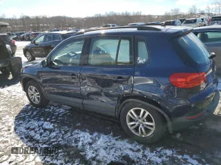 2016 Volkswagen Tiguan S with VIN WVGBV7AX9GW574405, listed as a Copart auction lot 45090275 with 74,974 mi miles and Salvage Title. Bid and sale history available at DreamBid. Image 2.