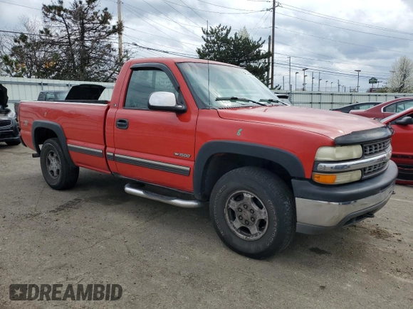 1999 Chevrolet Silverado 1500 LT with VIN 1GCEK14TXXE222892, listed as a Copart auction lot 51213865 with 215,236 mi miles and Salvage Title. Bid and sale history available at DreamBid. Image 4.
