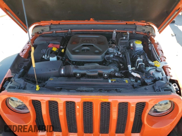 2023 Jeep Wrangler Willys with VIN 1C4HJXDN2PW686743, listed as a Copart auction lot 86203014 with 14,034 mi miles and Clean Title. Bid and sale history available at DreamBid. Image 12.