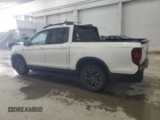 2021 Honda Ridgeline Sport with VIN 5FPYK3F17MB000333, listed as a Copart auction lot 57912255 with 52,955 mi miles and Salvage title. Bid and sale history available at DreamBid. Image 2.