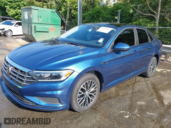 2019 Volkswagen Jetta SEL with VIN 3VWE57BUXKM151151, listed as a IAAI auction lot 42075323 with 79,478 mi miles and . Bid and sale history available at DreamBid. Image 2.