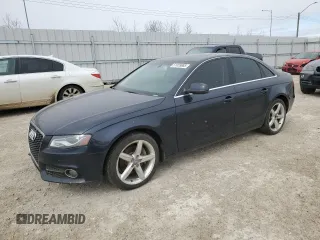 2012 Audi A4 Progressiv with VIN WAUFFCFLXCN001186, listed as a Copart auction lot 51039885 with 221,055 mi miles and Salvage title. Bid and sale history available at DreamBid. Image 1.