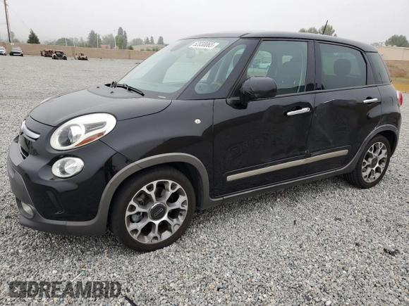 2014 FIAT 500L Trekking with VIN ZFBCFADH1EZ007143, listed as a Copart auction lot 52030065 with 90,894 mi miles and Salvage title. Bid and sale history available at DreamBid. Image 1.