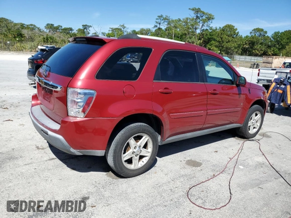 2006 Chevrolet Equinox LT with VIN 2CNDL63F066131422, listed as a Copart auction lot 50021375 with 117,452 mi miles and Salvage Title. Bid and sale history available at carsss.com. Image 3.