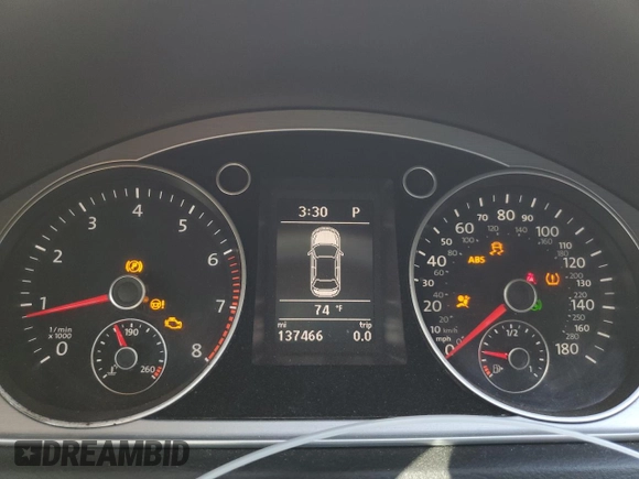 2016 Volkswagen CC Sport with VIN WVWBP7AN4GE511621, listed as a Copart auction lot 69490313 with 137,466 mi miles. Bid and sale history available at carsss.com. Image 9.