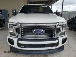 2021 Ford F-350 XL with VIN 1FT8W3DT6MED67209, listed as a Copart auction lot 60046965 with 59,510 mi miles and Salvage title. Bid and sale history available at DreamBid. Image 5.