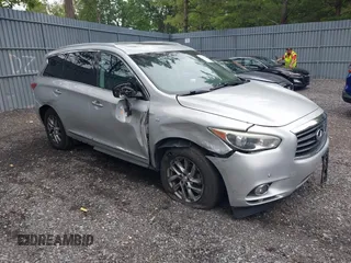 2014 Infiniti QX60 with VIN 5N1AL0MMXEC500998, listed as a IAAI auction lot 42596904 with 105,153 mi miles and . Bid and sale history available at DreamBid. Image 1.