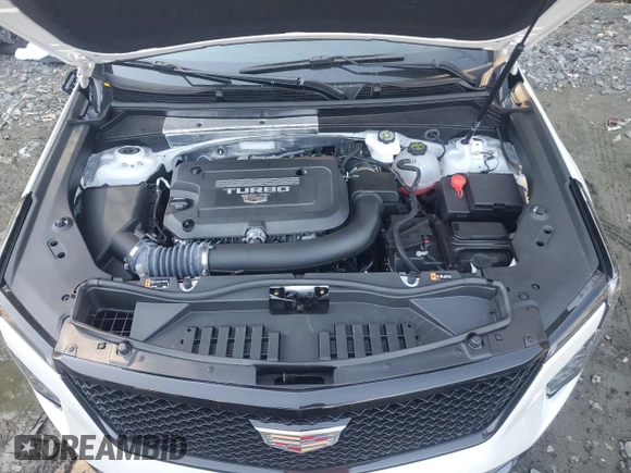 2024 Cadillac XT4 AWD Sport with VIN 1GYFZFR44RF195386, listed as a Copart auction lot 74949924 with 2,693 mi miles and Salvage title. Bid and sale history available at DreamBid. Image 12.
