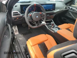 2025 BMW M4 Competition with VIN WBS23HK04SCS92239, listed as a Copart auction lot 73682974 with 613 mi miles and Salvage Title. Bid and sale history available at carsss.com. Image 8.