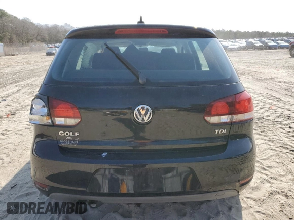 2011 Volkswagen Golf TDI z VIN WVWDM7AJ6BW175892, wystawiony jako Copart lot #47650205 z przebiegiem 88 864 mil mil oraz Szkoda całkowita • Salvage title. Historia ofert i sprzedaży dostępna na DreamBid. Obrazek 6.