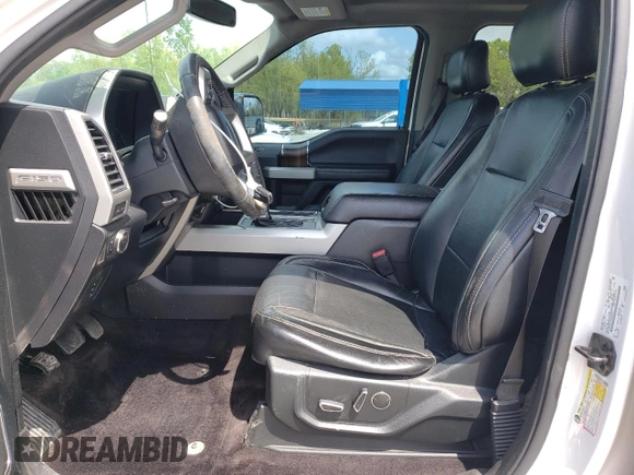 2017 Ford F-150 XL with VIN 1FTEW1EG5HFB85770, listed as a Copart auction lot 55435495 with 202,450 mi miles and Salvage title. Bid and sale history available at DreamBid. Image 7.