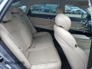 2015 Hyundai Genesis 3.8L with VIN KMHGN4JE8FU062244, listed as a Copart auction lot 52596394 with 132,513 mi miles and Salvage Title. Bid and sale history available at carsss.com. Image 10.