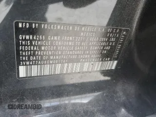 2016 Volkswagen GTI SE с VIN 3VW4T7AU8GM001761, выставлен на аукционе Copart как лот 60293775 с пробегом 121 774 миль миль и Списание • Salvage title. История ставок и продаж доступна на DreamBid. Изображение 12.