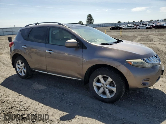 2009 Nissan Murano S with VIN JN8AZ18WX9W142797, listed as a Copart auction lot 54990065 with 205,394 mi miles and Clean Title. Bid and sale history available at carsss.com. Image 4.