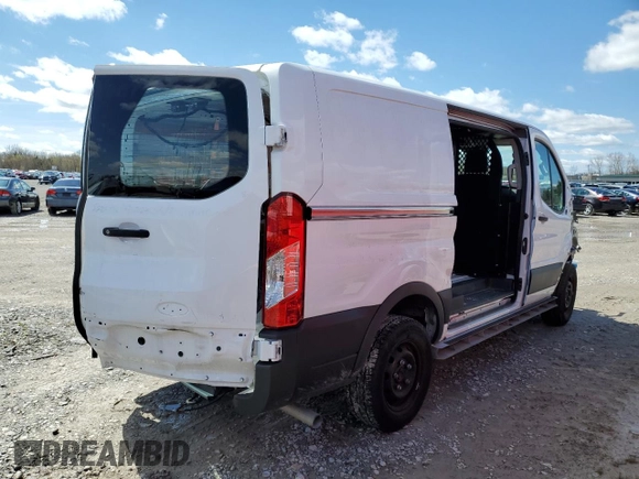 2023 Ford Transit Cargo with VIN 1FTBR1Y84PKA51644, listed as a Copart auction lot 54068155 with 12,978 mi miles and Clean Title. Bid and sale history available at DreamBid. Image 3.