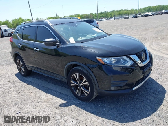 2019 Nissan Rogue SV with VIN JN8AT2MV8KW379699, listed as a IAAI auction lot 42132661 with 1 mi miles. Bid and sale history available at carsss.com. Image 1.