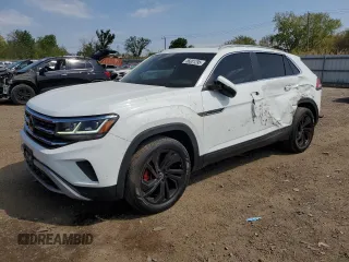 2020 Volkswagen Atlas z VIN 1V2MC2CA0LC204887, wystawiony jako Copart lot #56001295 z przebiegiem 46 277 mil mil oraz Szkoda całkowita • Salvage title. Historia ofert i sprzedaży dostępna na DreamBid. Obrazek 1.