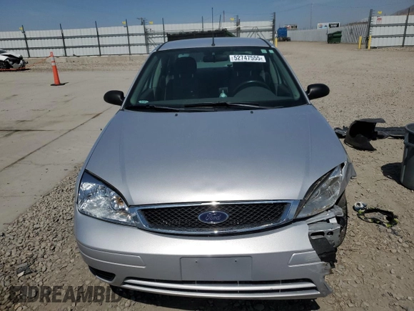 2005 Ford Focus S with VIN 1FAHP34N15W193100, listed as a Copart auction lot 52747555 with 66,634 mi miles and Salvage Title. Bid and sale history available at carsss.com. Image 5.