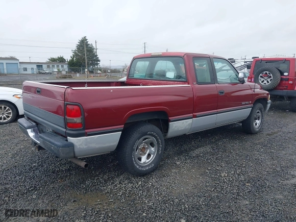 1996 Dodge Ram 1500 with VIN 3B7HC13Z2TG112230, listed as a IAAI auction lot 41812400 with 119,750 mi miles. Bid and sale history available at carsss.com. Image 4.
