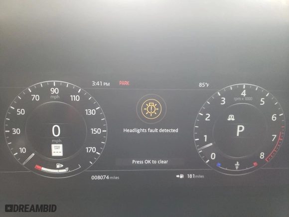 2019 Land Rover Range Rover Velar S with VIN SALYB2FV8KA211352, listed as a Copart auction lot 51236853 with 8,074 mi miles. Bid and sale history available at carsss.com. Image 9.