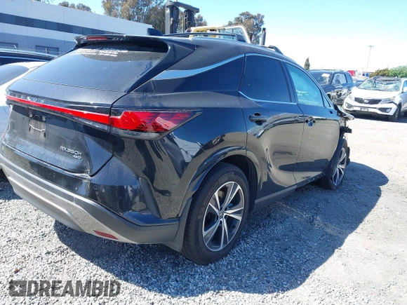 2024 Lexus RX 350h with VIN 2T2BBMCA6RC047627, listed as a IAAI auction lot 41748665 with 12,183 mi miles and . Bid and sale history available at DreamBid. Image 4.
